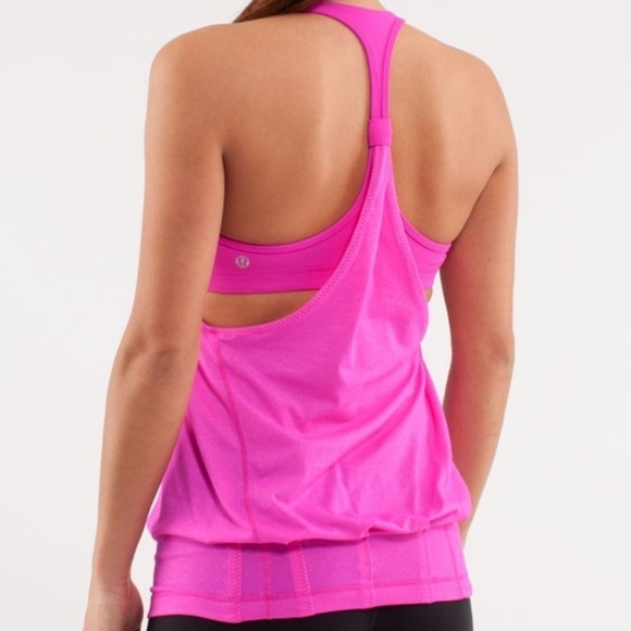 Lululemon Practice Freely Tank Size 4
Heathered Paris Pink / Paris Pink - Picture 11 of 16